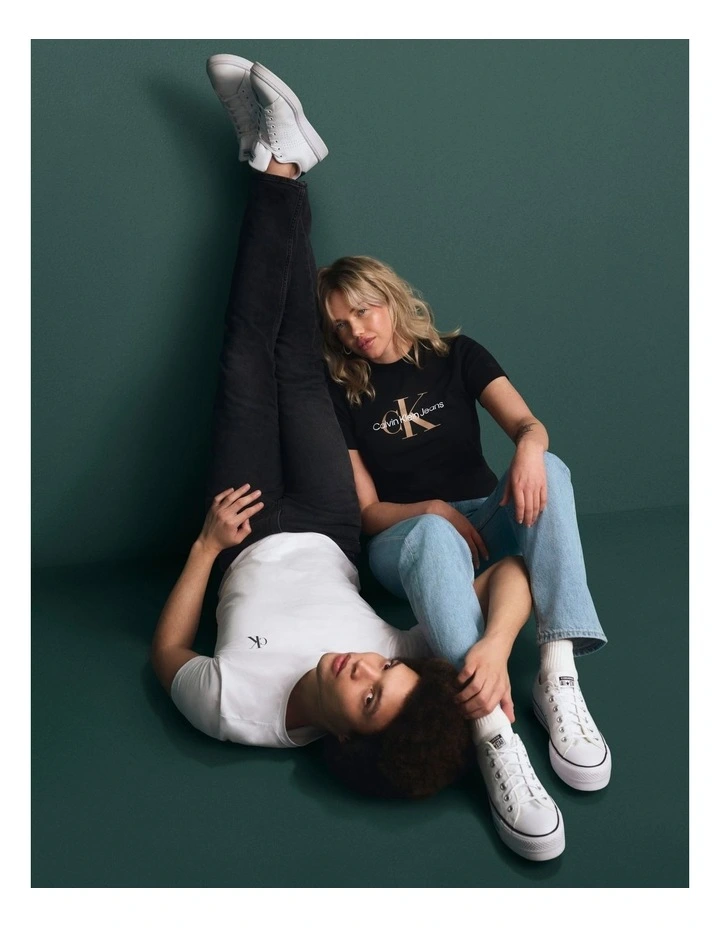 Essential Slim Tee in White