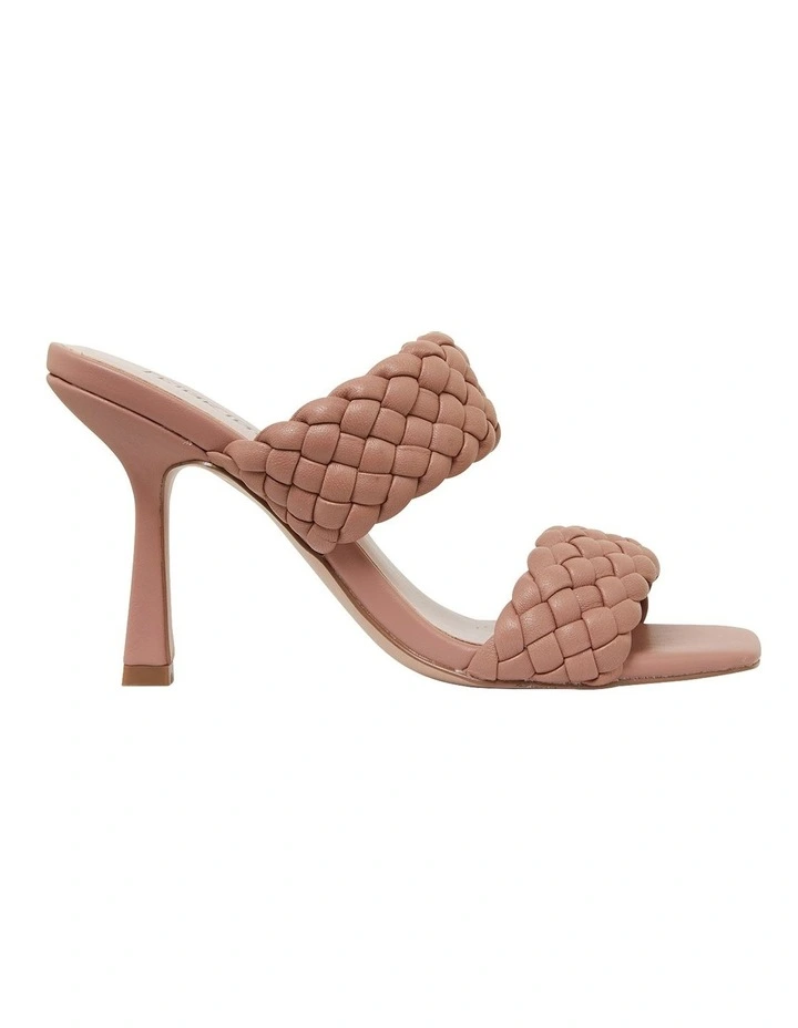 Jacinta Dark Blush Weave Sandals