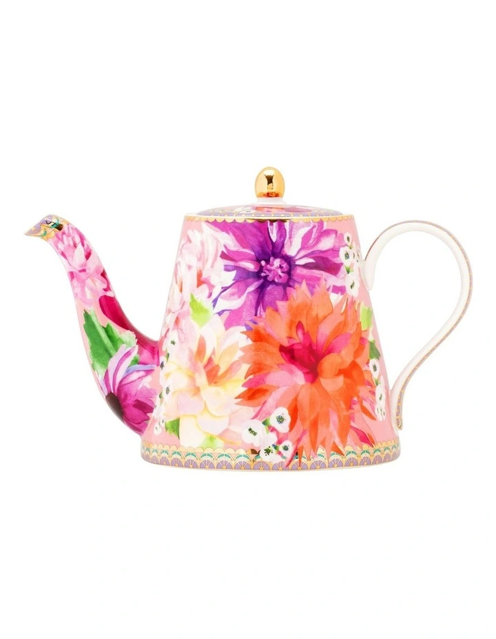 Dahlia Daze Teapot with Infuser 500ml in Multi