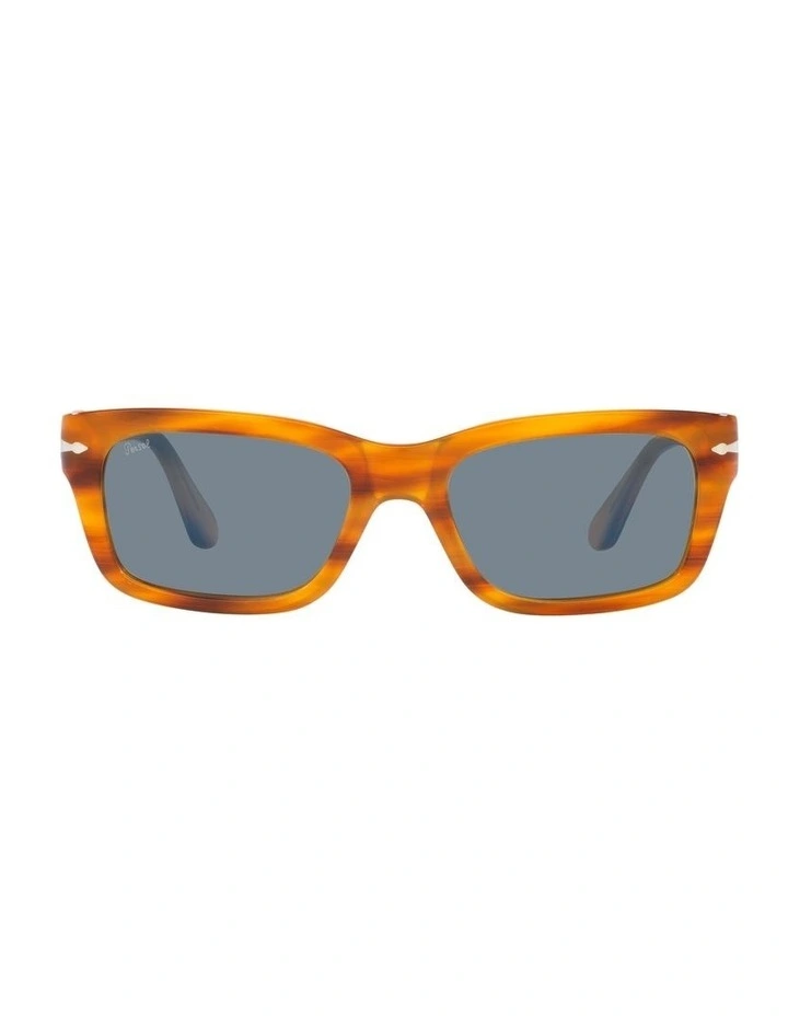 0PO3301S Sunglasses in Striped Brown