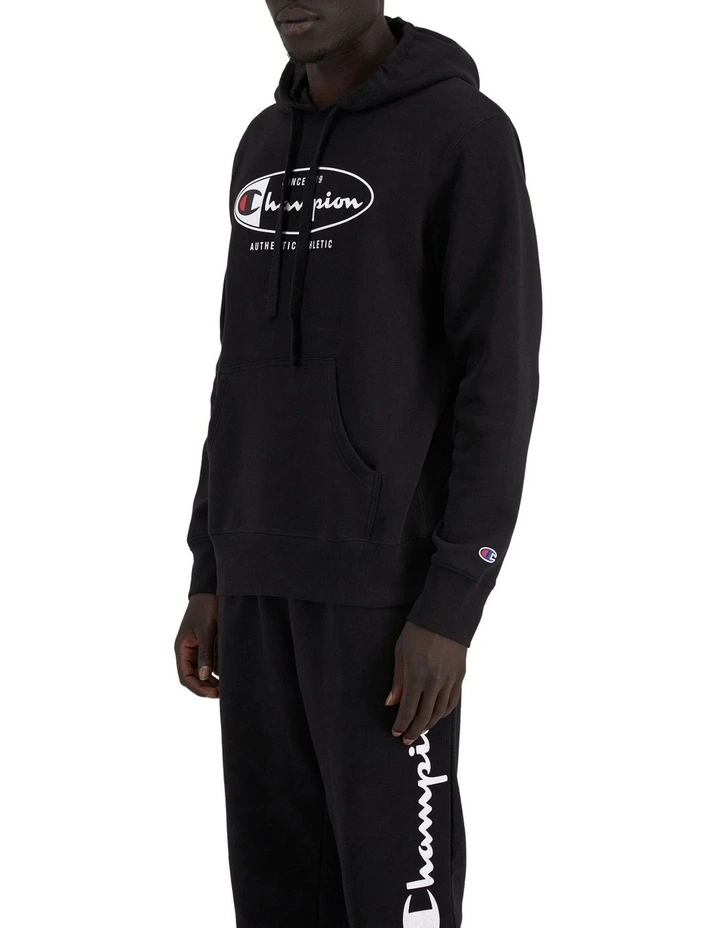 Sporty Hoodie in Black