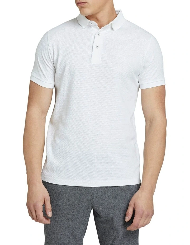 Austin Polo in White