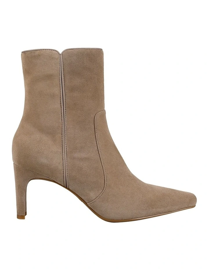 Flirt Boot in Taupe Suede