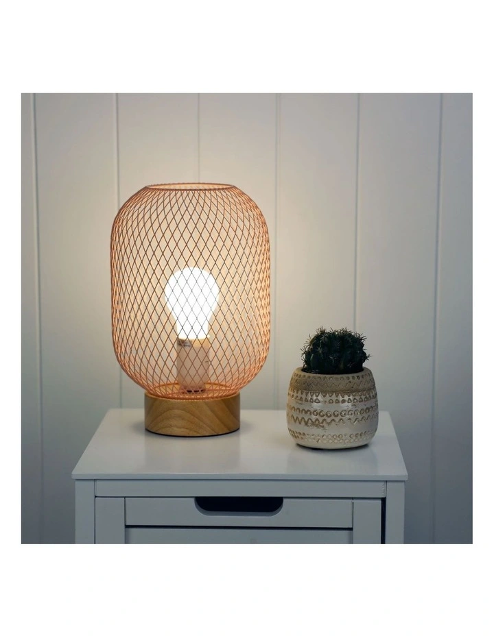 Tilda Mesh Table Lamp Pink