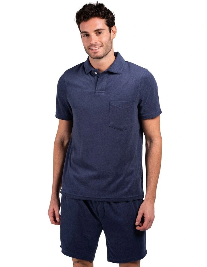 Terry Polo in Navy