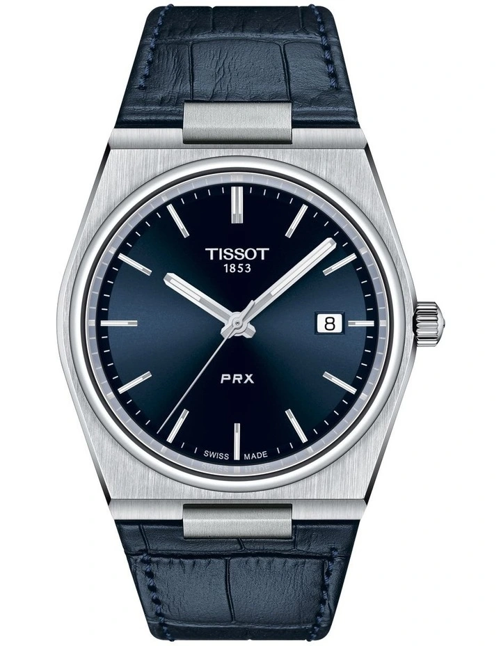 PRX T1374101604100 Watch in Blue Leather