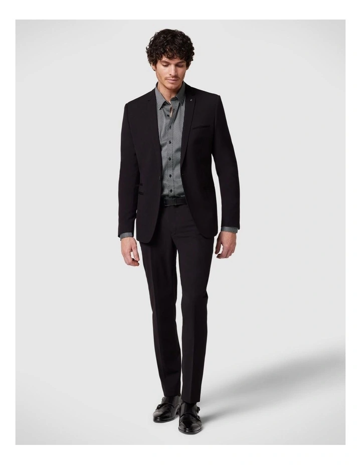 Ultra Slim Stretch Tailored Pant in Black