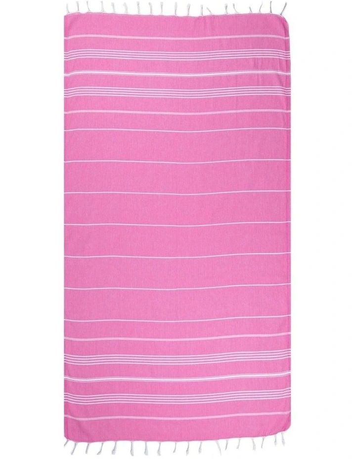Thin Turkish Towel in Pink