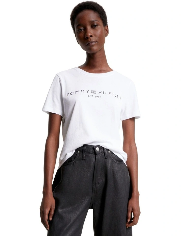 Logo Crew Neck T-Shirt in White