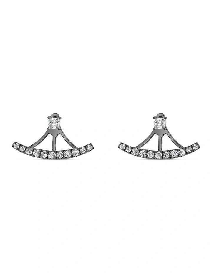 Complete Ear Jacket in Black/White