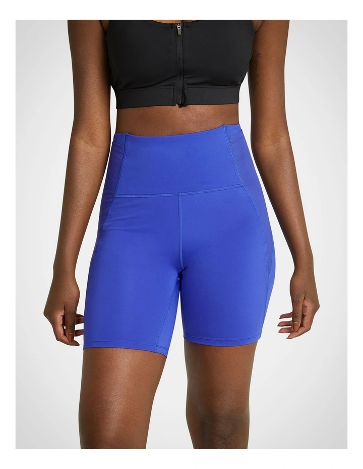 Pocket Mesh Insert Quad Bike Shorts in Ultramarine
