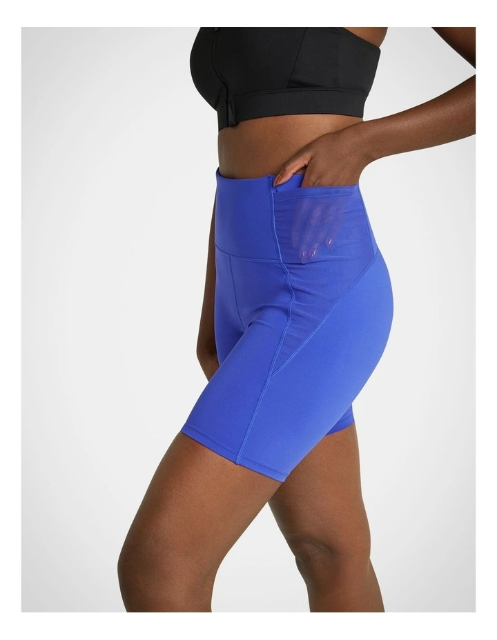 Pocket Mesh Insert Quad Bike Shorts in Ultramarine