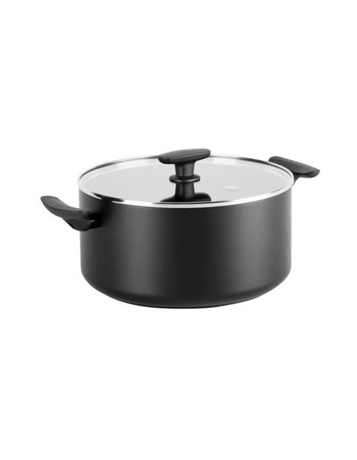 Smartshape Covered Casserole 24cm/5.14L in Black