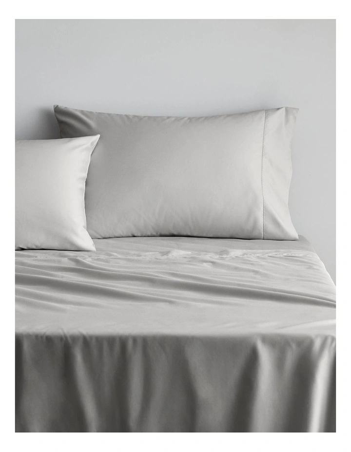 1000TC Cotton Sateen Sheet Set Multi Depth in Dove