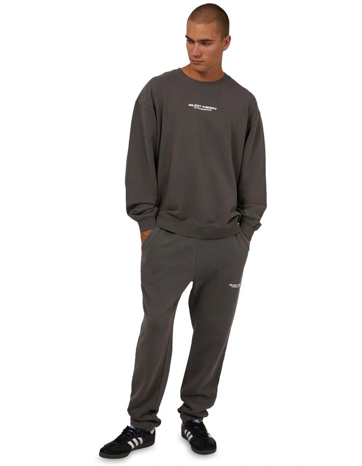 Essential Theory Crew Sweater in Coal