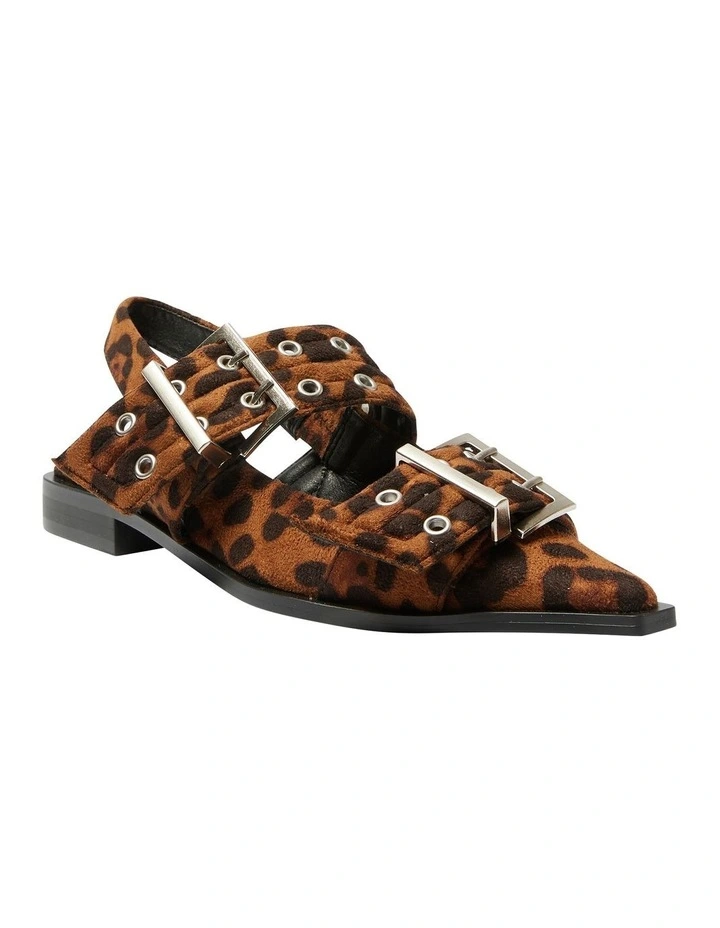 Suzie Flat Shoes in Leopard Print