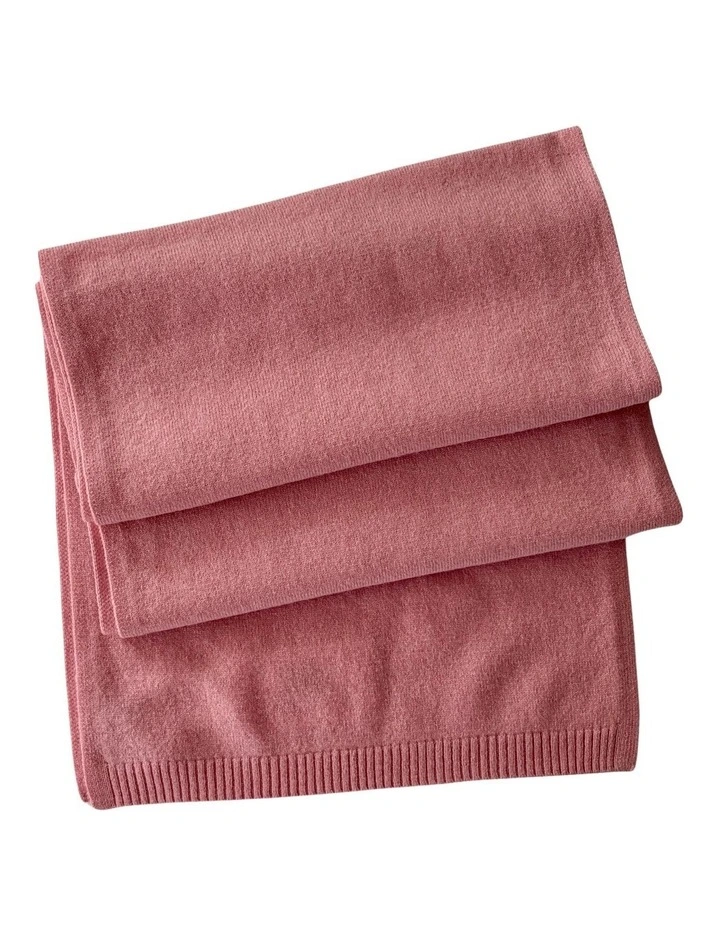 Meja Everyday Cashmere Scarf in Rose