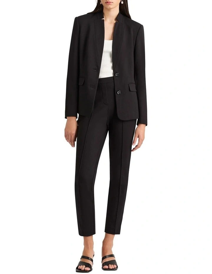 Giulana Ponte Jacket in Black