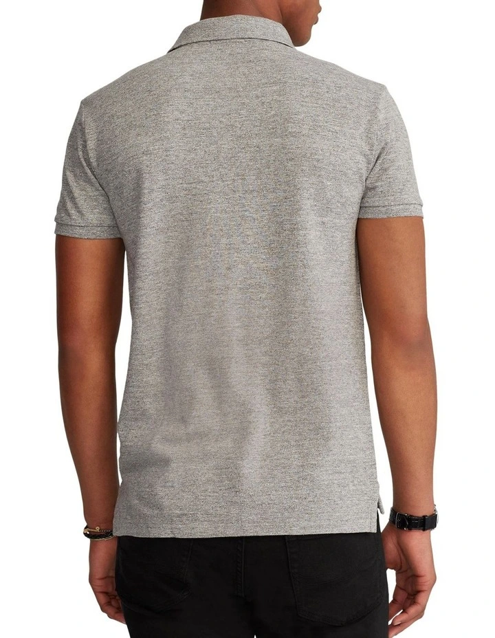 Custom Slim Fit Mesh Polo Shirt