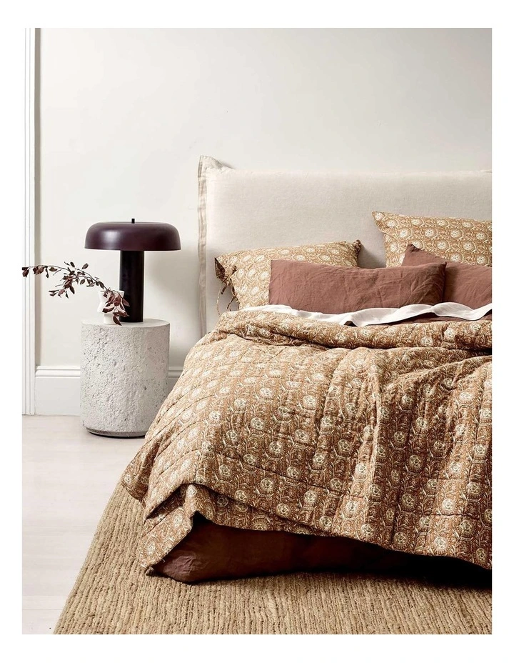 Jaipur European Pillowcase in Bronze