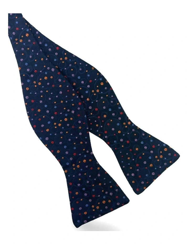 Scatter Spot TYO Bow Tie in Navy
