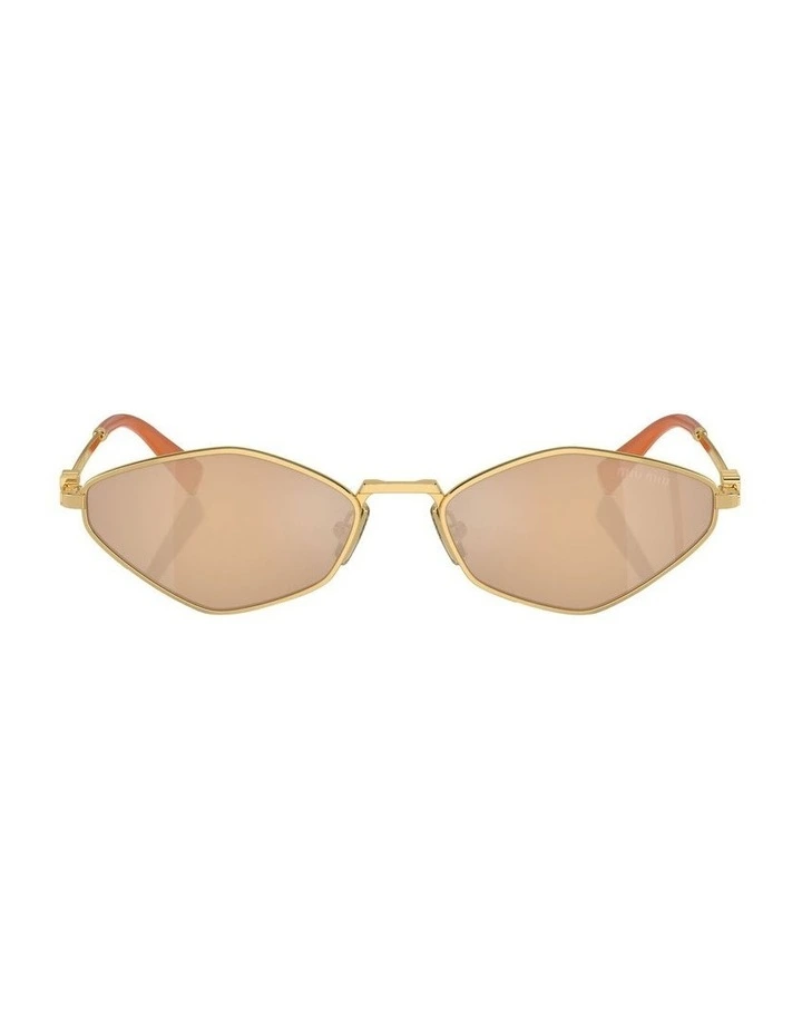 MU 56ZS Sunglasses in Gold