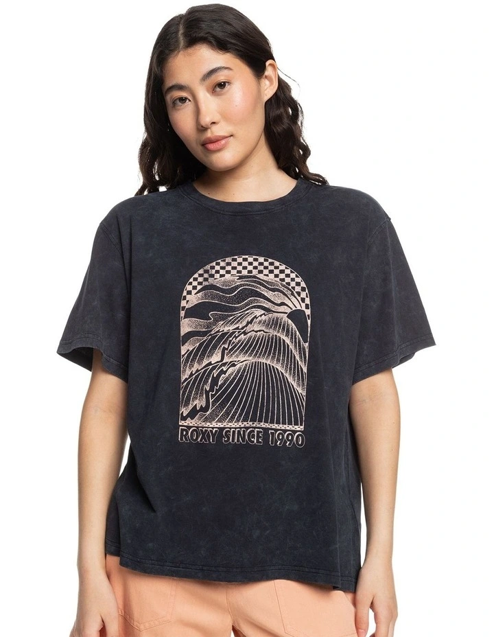 Moonlight Sunset Oversized T-shirt in Anthracite
