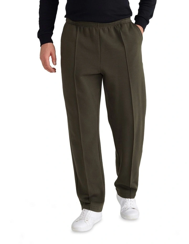 Classic Snowy Mt Fleece Pant in Khaki