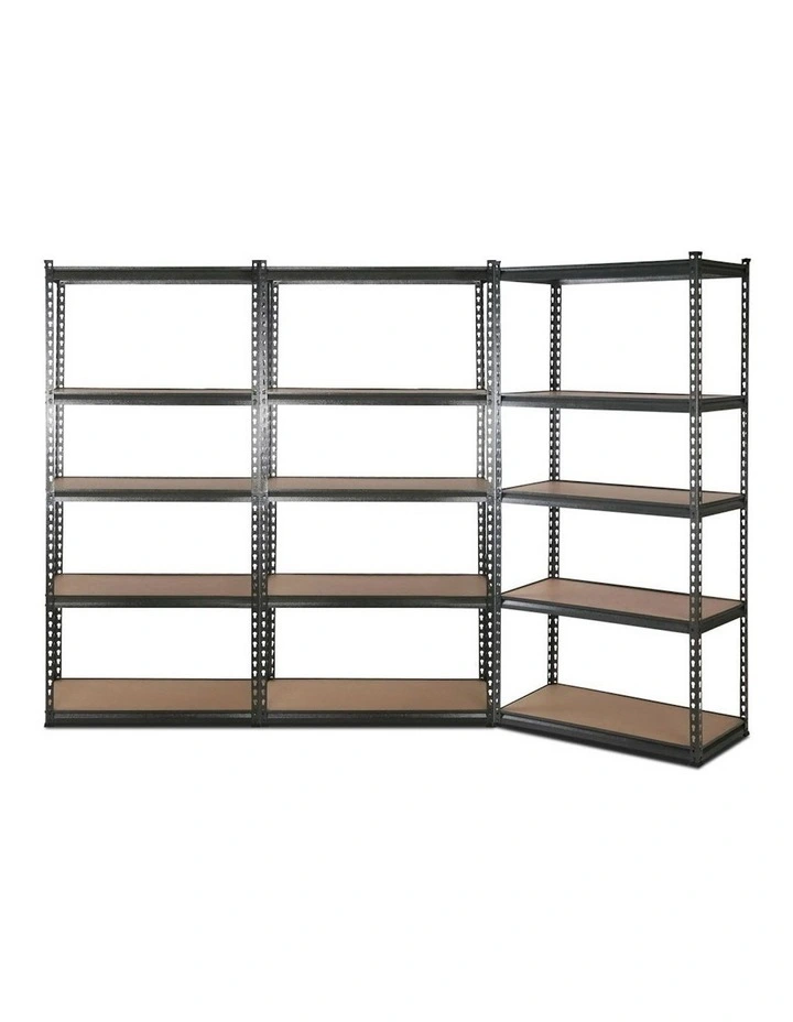 Steel Storage Shelf Rack 3x1.8m in Grey