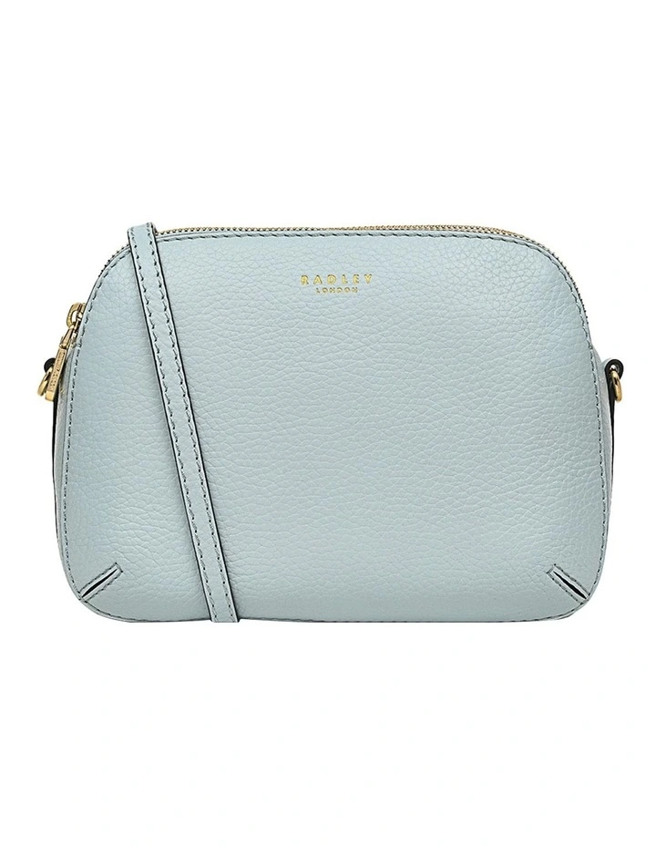 Dukes Place Medium Zip-Top Crossbody Bag in Sea Foam