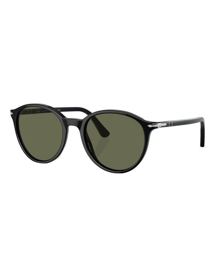 PO3350S Polarised Sunglasses in Black