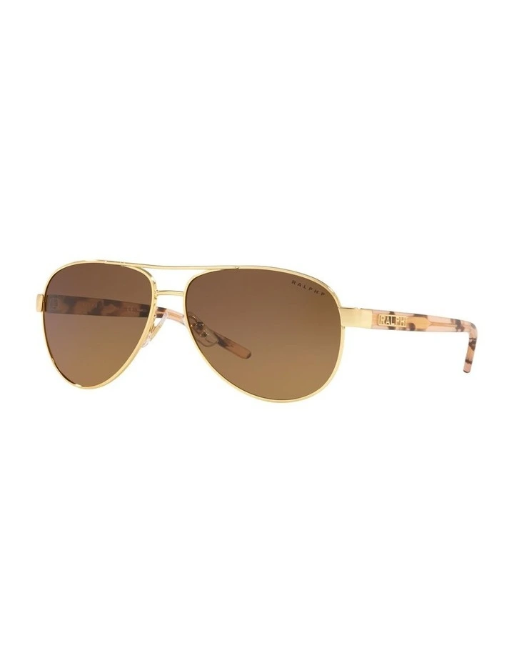 RA4004 Gold Polarised Sunglasses