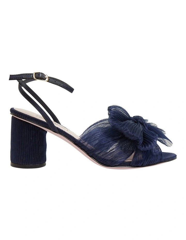 Secret Navy Fabric Sandals