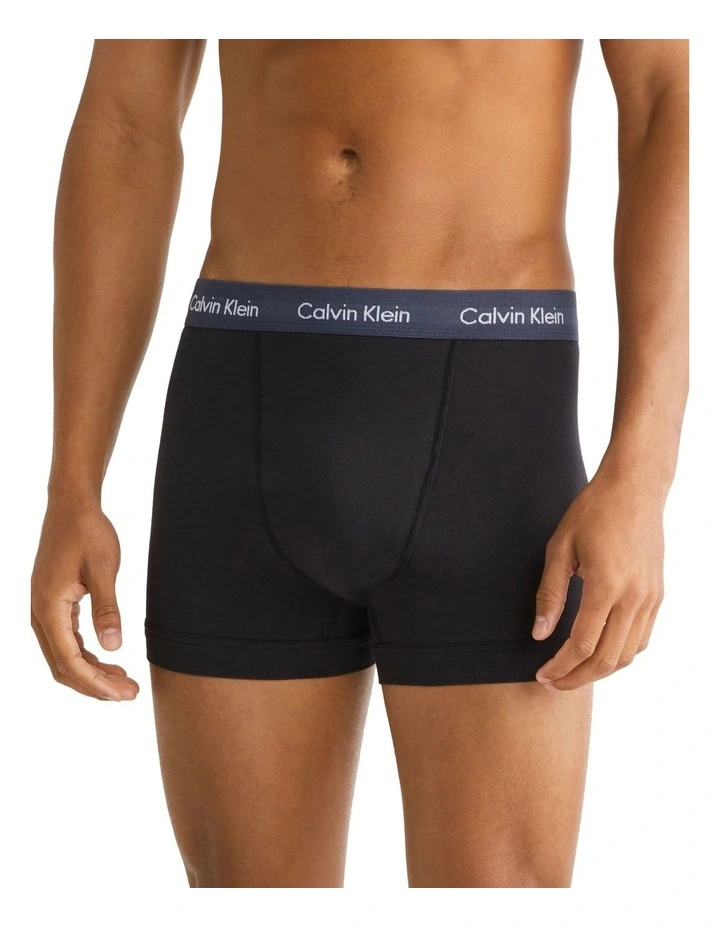 Cotton Stretch Trunks 5 Pack in Multi