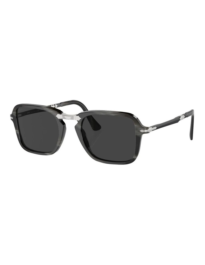 Polarized PO3330S Sunglasses in Black