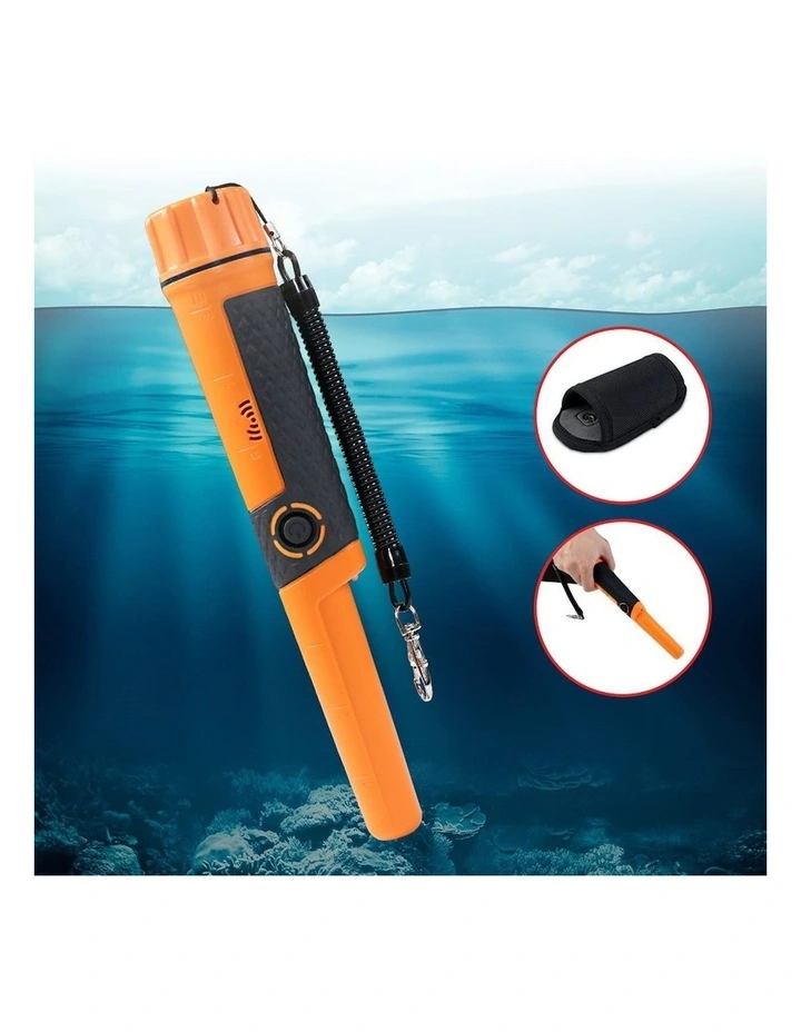 Waterproof Pinpointer Metal Detector 40mm in Orange