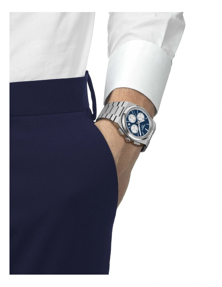 PRX Automatic Chronograph Watch T1374271104100 in Blue