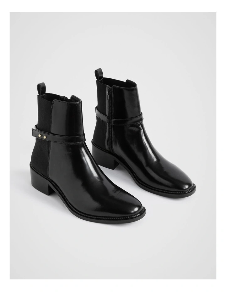 Aubrey Ankle Boot in Black
