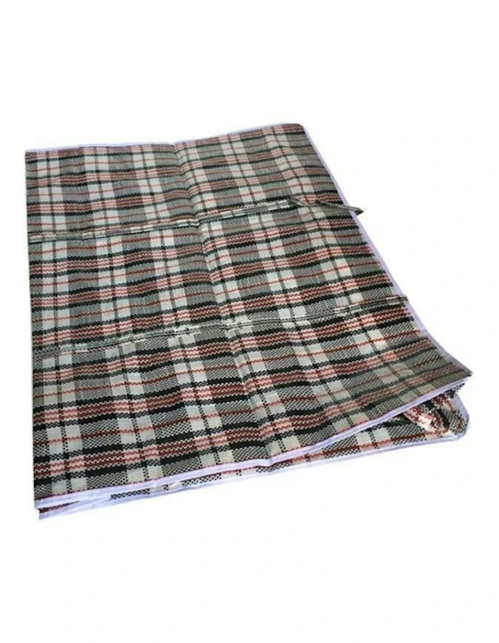 Jumbo Stripe Storage Bags with Zips x48 in Multi