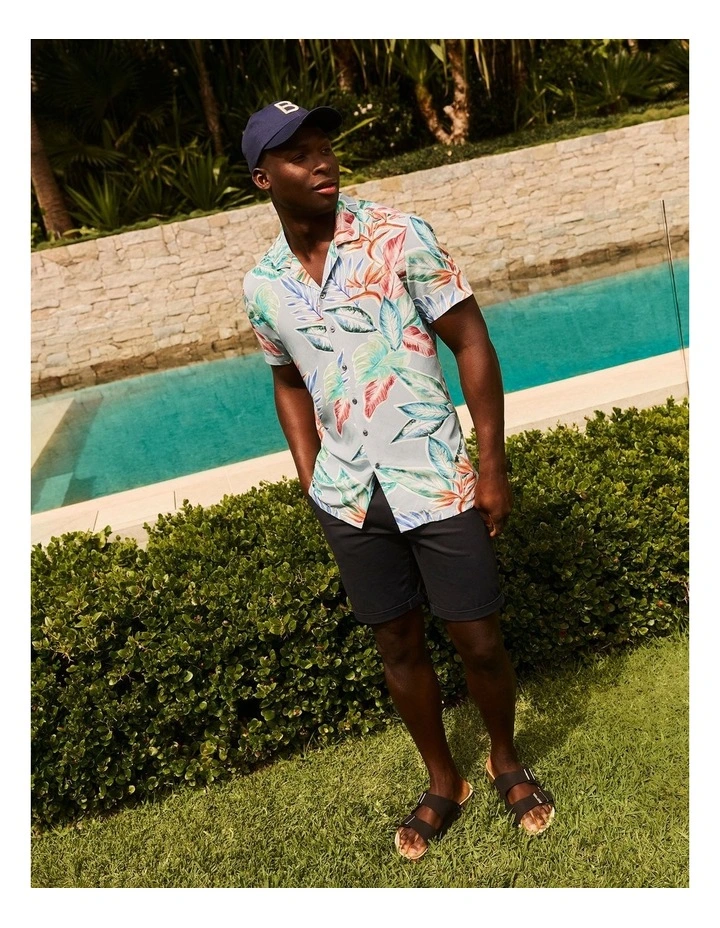 Boston Chino Short in Navy