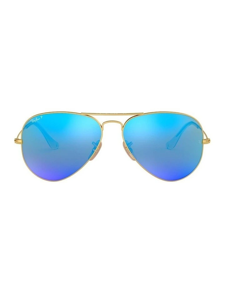 Aviator Gold RB3025 Polarised Sunglasses