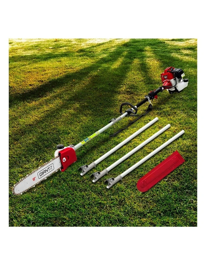 Giantz 62CC Pole Chainsaw Petrol Chain Saw Brush Cutter Brushcutter Tree