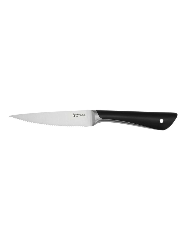 Steak Knife 4 Piece Set 11cm in Black/Stainless Steel
