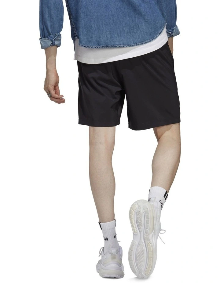Aeroready Essentials Chelsea Small Logo Shorts in Black