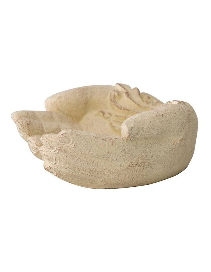 Handmade Moulded Sincerity Hands with Stick in White