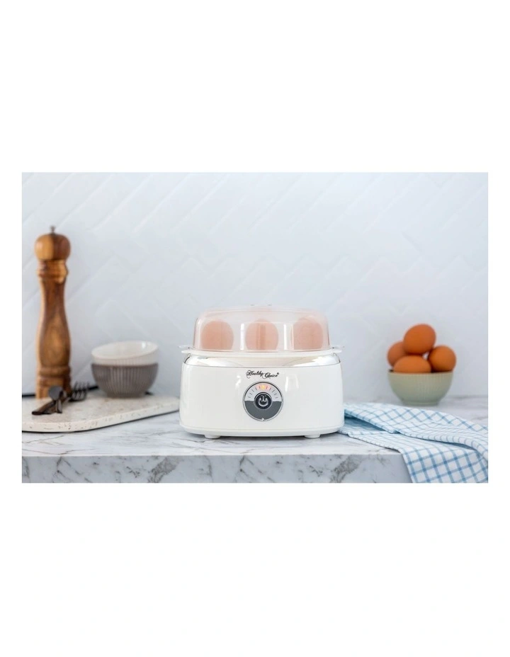 Electric Egg Steamer in White