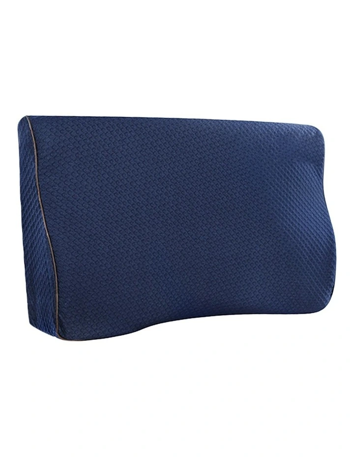Memory Foam Contour Pillow in Navy