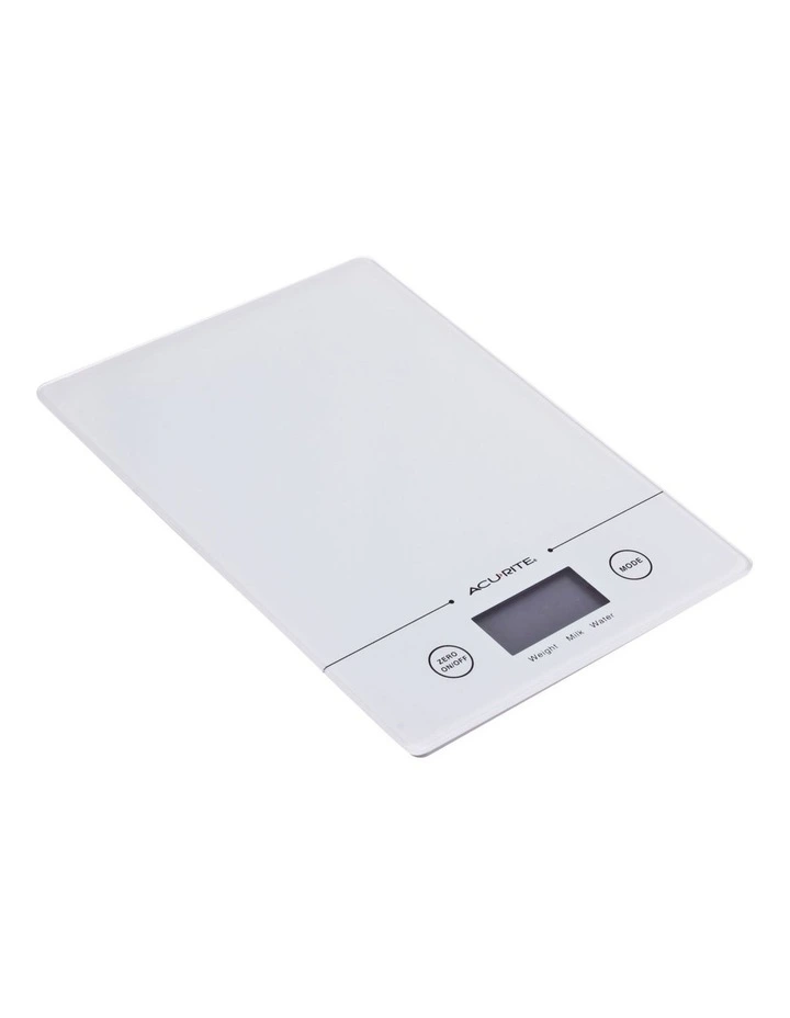 Slimline Digital Scale 1g/5kg in White
