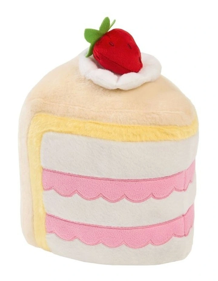 Let Them Eat Cake Novelty Cushion in Multicolor