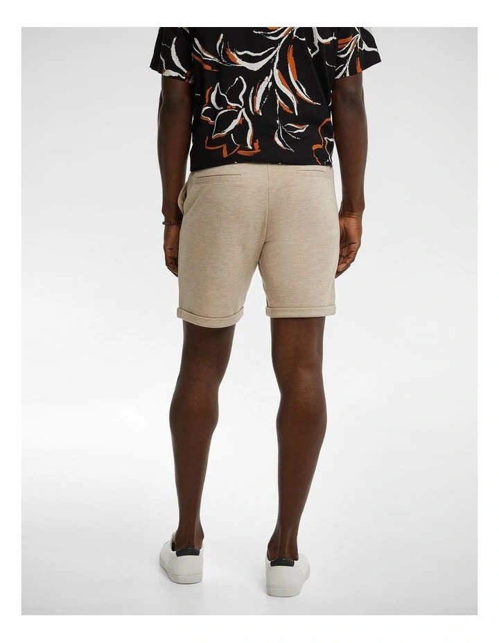 Jonez Elastic Waist Short in Natural